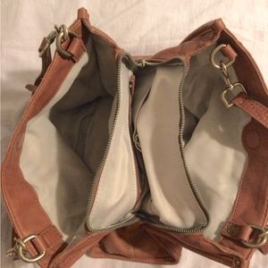 American leather company REAL leather shoulder bag